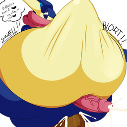 ahegao anal_orgasm anthro belly big_belly big_butt big_penis bodily_fluids bulge butt cum cum_in_ass cum_inflation cum_inside cum_while_penetrated dark_body dark_skin drooling duo ejaculation erection excessive_cum excessive_genital_fluids femboy fur genital_fluids genitals hands-free heart_symbol huge_belly huge_butt huge_penis human_on_anthro humanoid_genitalia humanoid_penis hyper hyper_belly hyper_butt hyper_genitalia hyper_penis inflation interspecies looking_pleasured male male/male male_on_anthro male_on_human male_penetrated male_penetrating male_penetrating_male master orgasm ownership penetration penile penis pokemorph pokephilia romantic romantic_couple saliva sex simple_background size_difference size_play sweat text tongue tongue_out white_background denizen1414 nintendo pokemon alex_mande misuto amphibian generation_6_pokemon greninja human mammal pokemon_(species) 1:1 digital_media_(artwork) english_text hi_res