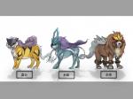 ambiguous_gender chinese feral fur group hair legendary_trio long_hair looking_at_viewer purple_hair red_eyes simple_background text trio yaj_leaf nintendo pokemon canid canine entei felid generation_2_pokemon legendary_beasts legendary_pokemon mammal pokemon_(species) raikou suicune 4:3 species_name