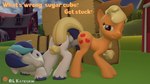 16:9 3d_(artwork) 4k absurd_res applejack_(mlp) asking asking_another ass_to_ass ass_up balls barn butt clothing cloud cowboy_hat day dialogue digital_media_(artwork) dock_(anatomy) docked_tail duo ears_down earth_pony equid equine farm female feral friendship_is_magic genitals grass hair hasbro hat hay hay_block head_down_ass_up headgear headwear hi_res horn horse intraspecies looking_back lying male male/female mammal medial_ring my_little_pony mythological_creature mythological_equine mythology narrowed_eyes nude olkategrin on_front one_eye_closed outside outside_sex patreon patreon_logo penetration pivoted_ears plant pony puffed_cheeks quadruped reverse_doggystyle seductive sex shining_armor_(mlp) short_tail sky small_waist smile source_filmmaker stuck stuck_genitals stuck_penis stuck_together sweet_apple_acres tail tail_aside text tree unicorn vaginal vaginal_penetration wallpaper watermark widescreen window wrinkled_nose
