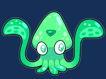ambiguous_gender feral forehead_gem gem green_body green_eyes green_skin solo tentacles toony discount-supervillain cartoon_network steven_universe fan_character lapis_lazuli_(steven_universe) peridot_(steven_universe) aquatic cephalopod coleoid decapodiform gem_(species) gem_fusion mollusk squid 4:3 alpha_channel digital_media_(artwork)