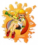 clothed clothing female gun hair holding_gun holding_object holding_ranged_weapon holding_weapon pseudo_hair ranged_weapon simple_background solo splattershot tentacle_hair tentacles weapon white_background linkerluis nintendo splatoon animal_humanoid cephalopod cephalopod_humanoid humanoid inkling marine marine_humanoid mollusk mollusk_humanoid