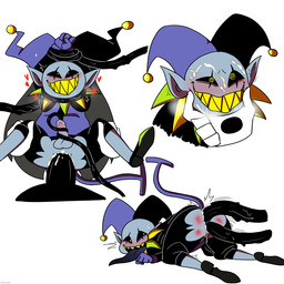 ahegao all_fours anal anal_penetration anvil_position black_sclera blush bodily_fluids bottomwear bruised clothed clothing cum cum_in_ass cum_inside cum_on_face disembodied_hand doggystyle double_anal double_penetration duo erection from_behind_position from_front_position genital_fluids genitals grin heart_eyes heart_symbol legs_up looking_pleasured male male/male male_penetrated male_penetrating male_penetrating_male open_mouth pants partially_clothed penetration penis pupils sex sharp_teeth simple_background smile solo_focus sweat sweatdrop teeth tentacles tongue tongue_out torn_bottomwear torn_clothing torn_pants white_background yellow_pupils yellow_teeth kuruko deltarune undertale undertale_(series) gaster jevil_(deltarune) darkner humanoid imp 1:1 2019 digital_media_(artwork) hi_res