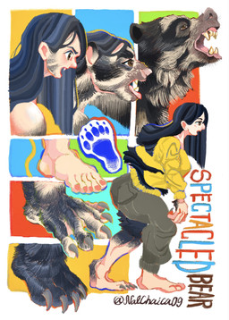 clothed clothing face_closeup feet female feral foot_shot human_to_feral sharp_teeth solo species_transformation teeth transformation transformation_sequence nal_chaica animal_humanoid bear human humanoid mammal mammal_humanoid short-faced_bear spectacled_bear ursid_humanoid comic hi_res