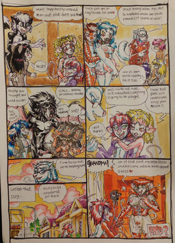 3_heads adult_on_child adult_on_young aftermath age_difference anthro areola armwear back_wings bat_wings bdsm belt big_breasts black_body black_fur black_hair blonde_hair blue_hair blush bodily_fluids braided_hair breasts buckteeth building bukkake camera choker clothed clothed_anthro clothed_male clothing collar cum cum_covered cum_in_vagina cum_inside cum_on_body cum_on_breasts cum_on_vulva dialogue dominatrix elbow_gloves eyewear female femboy fully_clothed fully_clothed_anthro fully_clothed_male fur genital_fluids genitals glasses gloves green_eyes grope group gynomorph hair handwear horn house hug imminent_incest implied_incest intersex intimidation jewelry leather leather_clothing long_tail magenta_hair male male/female membrane_(anatomy) membranous_wings messy multi_head multicolored_body multicolored_fur necklace nipples nude nude_anthro nude_female open_mouth orange_clothing orange_eyes orange_shirt orange_suit orange_topwear overcoat penis pink_areola pink_body pink_fur pink_nipples purple_body purple_fur purple_hair rat_tail red_clothing red_gloves red_hair red_handwear saving scolding shirt speech_bubble spooning spots suit surprised tail teacher teats teeth text thought thought_bubble thoughts tongue tongue_out topless topless_anthro topless_female topwear udders vein veiny_penis wearing_glasses whip white_body white_fur wings yelling young young_anthro young_female young_male mariano european_mythology greek_mythology mythology chuck_(netreek) bat bovid bovine canid canid_demon canine canis cattle cerberus deer demon dobermann domestic_cat domestic_dog felid feline felis hellhound hyena mammal mephitid mouse murid murine mythological_canine mythological_creature pinscher rat rodent sciurid skunk tree_squirrel wolf 2025 absurd_res comic english_text hi_res multiple_scenes traditional_media_(artwork) grandmother_(lore) grandparent_(lore) sibling_(lore) sister_(lore)
