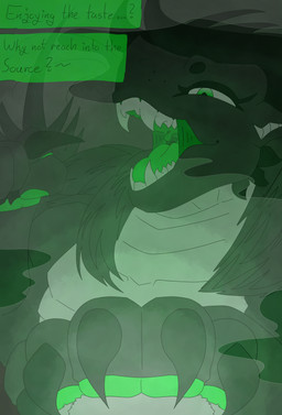 black_body black_scales cloud cloudy_sky duo female feral fog open_mouth pawpads paws pinned pinned_to_ground poison poison_play poisoned quadruped scales sharp_teeth size_difference sky solo_focus spikes steam teeth uvula scarletscaleddragon mythology nimra_(scarletscaleddragon) dragon mythological_creature mythological_scalie scalie hi_res