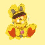 3_toes anthro bdsm blindfold blush bondage bound breasts feet female genitals nipples nude pussy sex_toy simple_background solo toes vibrator marth_wait animal_crossing nintendo mira_(animal_crossing) 1:1 digital_media_(artwork) hi_res