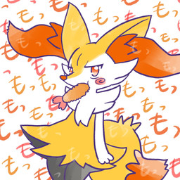 ambiguous_anthro ambiguous_gender anthro biped blush blush_stickers dipstick_tail eating eating_food food food_in_mouth front_view looking_at_viewer markings no_pupils onomatopoeia puffed_cheeks shrimp_(food) simple_background snout solo sound_effects spiral_blush standing tail tail_markings text three-quarter_view annyui0611 nintendo pokemon braixen canid generation_6_pokemon mammal pokemon_(species) 1:1 2024 digital_drawing_(artwork) digital_media_(artwork) hi_res japanese_description japanese_text portrait three-quarter_portrait translated translated_description