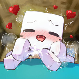 blush blushing_profusely bodily_fluids cum cum_in_vagina cum_inside cum_splatter disembodied_hand duo ejaculation eyes_closed female female_focus female_on_human female_penetrated front_view genital_fluids genitals happy happy_sex heart_symbol hearts_around_head high-angle_view male male/female monotone_body open_mouth open_smile penetration penile penile_penetration penis penis_in_vagina sex shaking smile solo_focus square_head tentacles tremble_lines trembling vaginal vaginal_penetration white_body white_tentacles young young_female young_penetrated lucky777 ghastling_(minecraft) happy_ghast_(minecraft) human mammal waddling_head 1:1 2026 absurd_res cel_shading digital_drawing_(artwork) digital_media_(artwork) hi_res shaded