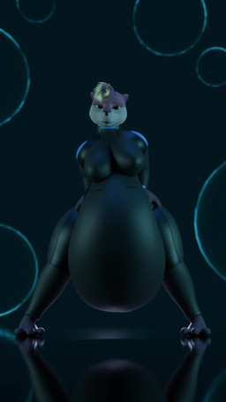 abdominal_bulge ambiguous_gender ambiguous_prey anthro belly belly_focus belly_humping belly_through_legs big_belly bouncing_belly bouncing_breasts breasts bubble dancing digestion female head_tuft huge_belly looking_at_viewer moan multiple_angles music reflection solo struggling struggling_prey synced_to_music tail tuft vore wetsuit pthalo azka_(pthalo) mammal mustelid otter 3d_(artwork) 3d_animation 9:16 animated digital_media_(artwork) hi_res long_playtime loop sound voice_acted webm