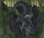 absurd_res barbs black_scales claws cum dragon erection feral forest genital_slit hi_res how_to_train_your_dragon knot looking_at_viewer male night_fury outside penis presenting redraptor16 scales scalie solo tail_fin toothless tree upside_down wings
Rating: Explicit
Score: 32
User: EsalRider
Date: March 11, 2014