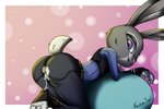 anthro bodily_fluids cum female genital_fluids genitals policeman pussy solo toeless_legwear nastya_tan disney zootopia judy_hopps lagomorph leporid mammal rabbit 3:2 hi_res