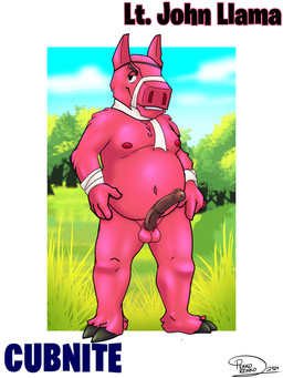 anthro balls bandage bandage_on_face bandage_on_nose bandaged_neck bandaged_wrist belly camelid_genitalia erection eyebrows genitals male mostly_nude nude penis pinata solo tufted_fur young young_anthro young_male pekkorekko epic_games fortnite fortnite:_battle_royale lt._john_llama animate_inanimate camelid living_pinata llama mammal 3:4 absurd_res hi_res