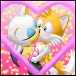 1:1 2016 5_fingers anthro bat black_border blue_eyes blue_eyeshadow blush bodysuit border breasts canid canine cleavage clothed clothing digital_media_(artwork) digital_painting_(artwork) duo embrace eyes_closed eyeshadow female fingers fox fur heart_symbol hi_res holding_shoulders holidays hug kiss_on_lips kissing love makeup male male/female mammal miles_prower multicolored_body multicolored_fur passionate radasus romantic rouge_the_bat sega skinsuit sonic_the_hedgehog_(series) surprise surprise_kiss tail tan_body tan_skin tight_clothing two_tone_body two_tone_fur valentine's_day white_body white_fur wings yellow_body yellow_fur