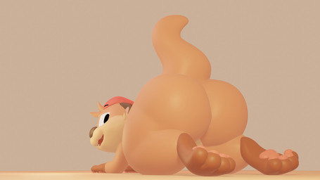 all_fours anthro big_butt butt clothing feet glistening glistening_butt hat headgear headwear kneeling looking_at_viewer low-angle_view male nude orange_body paws solo tail thick_thighs toes samichott_(artist) chester_the_otter mammal mustelid otter 16:9 3d_(artwork) digital_media_(artwork) hi_res widescreen