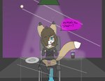 animal_genitalia animal_penis canine_genitalia canine_penis duo feet female foot_fetish foot_play footjob genitals herm intersex male male/female penis public sex cheebs1129 canid canine fennec_fox fox mammal true_fox hi_res