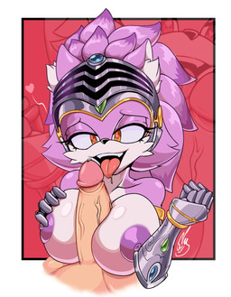 amber_eyes anthro armor big_breasts breast_play breasts clothing duo erect_nipples female gauntlets genitals gloves handwear humanoid_genitalia humanoid_penis licking male male/female mostly_offscreen_character narrowed_eyes nipples oral penile penis penis_lick seductive sex titfuck tongue vein veiny_penis visor_helmet barely_sly sega sonic_and_the_black_knight sonic_storybook_series sonic_the_hedgehog_(series) blaze_the_cat sir_percival_(sonic_and_the_black_knight) domestic_cat felid feline felis humanoid mammal hi_res