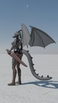 anthro brown_eyes female horn knight melee_weapon solo sword tail warrior weapon pukhnastyy_aks mythology eliora_vohnekryl dragon mythological_creature mythological_scalie scalie 3d_(artwork) 9:16 artist_name blender_(artwork) character_name digital_media_(artwork) hi_res