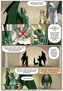 5_fingers all_fours angry anthro athletic athletic_anthro athletic_male blue_eyes bodily_fluids bottomwear brown_body brown_eyes brown_fur brown_nose claws clothed clothed_anthro clothed_male clothing detailed_background dialogue eyes_closed finger_claws fingers fortress fur gem green_body green_scales green_wings group horn jewelry male multicolored_body multicolored_fur muscular muscular_anthro muscular_male navel nipples open_mouth robe scales size_difference smile smiling_at_another speech_bubble stone_wall sweat sweatdrop teeth text thought_bubble topless trio vein veiny_muscles wall_(structure) white_body white_fur wings yellow_body yellow_fur geminisaint mythology farin royal_priest_(my_mate) sekk'ral canid canine dragon fox mammal mythological_creature mythological_scalie scalie comic english_text hi_res story