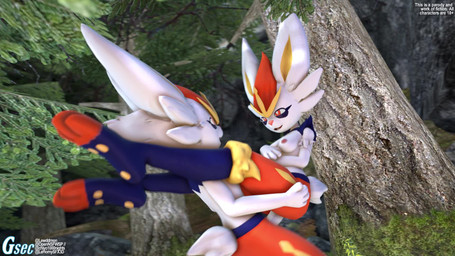 anthro anthro_on_anthro anthro_penetrated anthro_penetrating anthro_penetrating_anthro breasts duo feet female female_penetrated from_front_position fur genitals intraspecies looking_at_another male male/female male_penetrating male_penetrating_female outside_sex penetration penile penile_penetration penis sex short_tail tail teeth tongue white_body white_fur glitched_securitron nintendo pokemon cinderace generation_8_pokemon lagomorph mammal pokemon_(species) 16:9 2026 3d_(artwork) 3d_animation animated digital_media_(artwork) hi_res short_playtime sound video widescreen