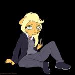 anthro anthrofied blonde_hair clothed clothing derp_eyes eyelashes female freckles green_eyes gryffindor hair hogwarts_uniform long_hair school_uniform simple_background solo text transparent_background uniform alasou friendship_is_magic harry_potter_(series) hasbro my_little_pony applejack_(mlp) earth_pony equid equine horse mammal pony 1:1 2016 alpha_channel crossover hi_res url