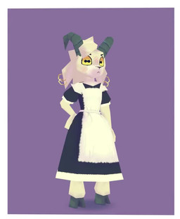 anthro blush blush_lines bodily_fluids border clothed clothing clothing_lift crossdressing diaper diaper_under_clothing dress dress_lift genital_fluids male peeing simple_background solo unclean_diaper urine used_diaper using_diaper wearing_diaper wet_diaper wetting wetting_diaper white_border white_diaper goatedout goat_(goatedout) bovid caprine goat mammal 3d_(artwork) 3d_animation animated digital_media_(artwork) no_sound short_playtime video