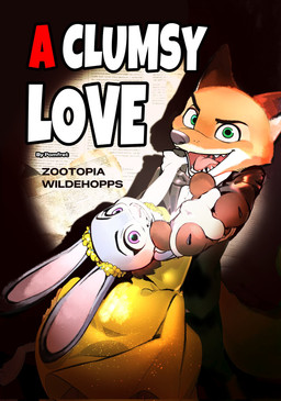 anthro anthro_on_anthro black_tie_(suit) breasts brown_body brown_fur clothed clothing dress duo female flower fur green_eyes grey_body grey_fur interspecies male male/female multicolored_body multicolored_fur orange_body orange_fur plant purple_eyes suit tan_body tan_fur teeth text tongue butterfish8199 disney zootopia judy_hopps nick_wilde canid canine european_rabbit fox lagomorph leporid mammal oryctolagus rabbit red_fox true_fox cover cover_art cover_page english_text hi_res