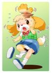 animal_crossing bell blonde_hair blush bodily_fluids brown_hair canid canine canis clothing domestic_dog edmol female fluffy fluffy_ears fluffy_tail fur gender_transformation hair isabelle_(animal_crossing) male mammal mtf_transformation nintendo open_mouth orange_hair shih_tzu shocked solo sweat tail tf_into_fictional_character toy_dog transformation underwear white_body white_fur yellow_body yellow_fur