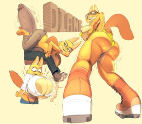 3_toes anthro areola areola_slip balls barefoot big_balls big_breasts big_butt big_penis bikini boots bottomwear breast_expansion breasts brown_areola butt clothed clothing collared_shirt dress_shirt duo erection expansion eyewear feet female foot_fetish foot_play footjob footwear foreshortening fur genitals green_eyes hindpaw huge_balls huge_breasts huge_penis hyper hyper_breasts hyper_genitalia hyper_penis looking_back low-angle_view male male/female multiple_poses narrowed_eyes nipple_outline onomatopoeia orange_body orange_fur pants paws penile penis perspective pose seductive sex shirt shoes simple_background smile soles sound_effects sunglasses swimwear tail tan_background text thong throbbing throbbing_penis toes topless topwear two-footed_footjob two-piece_swimsuit underwear vein veiny_penis wardrobe_malfunction yellow_bikini yellow_clothing yellow_swimwear sixsidesofmyhead dreamworks the_bad_guys diane_foxington canid canine fox mammal 2023 english_text