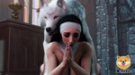 16:9 2023 3d_(artwork) animated bestiality bonkdoge_3d bouncing_breasts breasts brick_wall butt candle canid canine canis cathedral detailed_background digital_media_(artwork) duo eyes_closed feet female female_on_feral feral from_behind_position habit human human_on_feral interspecies male male/female mammal moan mostly_nude nipples nun nun's_habit nun_outfit penetration praying sex short_playtime sound vaginal vaginal_penetration wall_(structure) webm widescreen wolf
