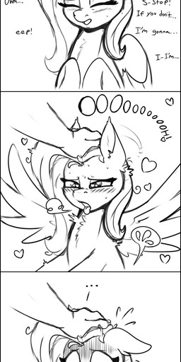after_orgasm black_border blush blush_lines bodily_fluids border breath dialogue disembodied_hand ellipsis embarrassed feathered_wings feathers female feral flying_sweatdrops forced forced_orgasm hair headpat heart_eyes heart_symbol implied_orgasm looking_pleasured orgasm orgasm_face petted_silly petting premature_ejaculation premature_pussy_ejaculation simple_background sound_effects sweat sweatdrop text tongue tongue_out white_background wing_boner wings conditional_dnp skoon friendship_is_magic hasbro my_little_pony mythology fluttershy_(mlp) equid equine human mammal mythological_creature mythological_equine pegasus absurd_res comic english_text hi_res monochrome signature