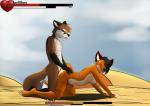 2017 all_fours ambiguous_penetration anthro breasts butt canid canine competition cum_meter doggystyle duo eyes_closed female female_penetrated fox from_behind_position gameplay_mechanics gui health_bar luskfoxx male male/female male_penetrating male_penetrating_female mammal nipples outside penetration red_fox sex sexual_competition sexual_fight tail true_fox umpherio
