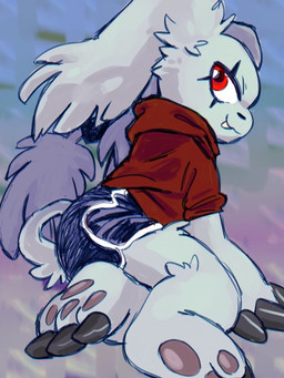 ambiguous_gender anthro canid canine claws clothed clothing digimon digimon_(species) fur gazimon hi_res looking_back mammal m_malamute red_eyes simple_background smile solo toe_claws
Rating: Safe
Score: 3
User: EternalLatias
Date: August 17, 2019 ambiguous_gender anthro canid canine claws clothed clothing digimon digimon_(species) fur gazimon hi_res looking_back mammal m_malamute red_eyes simple_background smile solo toe_claws
Rating: Safe
Score: 3
User: EternalLatias
Date: August 17, 2019