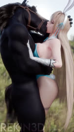 3d_(artwork) 3d_animation animated anthro anthro_penetrating anthro_penetrating_human asuna_ichinose black_body blonde_hair blue_archive body_part_in_pussy braced_against_chest breast_squish breasts bunny_costume butt cfnm clothing costume digital_media_(artwork) duo equid equine eyes_closed female female_human female_on_anthro female_penetrated french_kissing from_front_position hair hand_on_back hand_on_head head_grab hi_res horse hug human human_on_anthro human_penetrated humping interspecies kissing kissing_while_penetrated kissing_while_penetrating legwear male male/female male_anthro male_penetrating male_penetrating_female mammal moan muscular muscular_male outside outside_sex penetration rekin3d sex short_playtime side_view sound squish standing standing_sex tail webm white_body