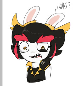 anthro asking asking_viewer black_clothing black_dress black_eyelids black_hair black_shirt black_topwear clothed clothed_anthro clothed_female clothing confusion dialogue dress ear_ribbon eyebrows eyelashes female female_anthro frowning_at_viewer fur hair lidded_eyes light long_ears looking_at_viewer markings mitten_hands multicolored_hair narrowed_eyes noseless orange_eyes red_eyebrows red_hair red_tongue sharp_teeth shirt short_hair simple_background solo squint tan_inner_ear teeth text thick_eyebrows tongue topwear two_tone_hair white_background white_body white_fur yellow_ribbon peypey_mei1925 mario_bros mario_plus_rabbids_sparks_of_hope nintendo raving_rabbids rayman_(series) ubisoft kanya_(mario_plus_rabbids) lagomorph mammal rabbid 2025 colored crossover digital_drawing_(artwork) digital_media_(artwork) english_text half-length_portrait lighting portrait