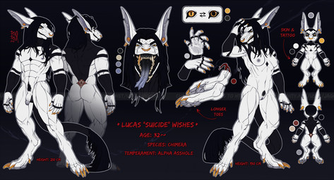 abs anthro biceps black_hair blood bodily_fluids breasts chibi deltoids ear_piercing facial_piercing fangs featureless_crotch female foreskin front_view gauged_ear genitals hair humanoid_genitalia humanoid_penis humanoid_vulva long_hair looking_at_viewer male mouth_shot multiple_piercings muscular muscular_anthro muscular_female muscular_male nipples nose_piercing nose_ring nude open_mouth pecs penis piercing rear_view ring_piercing septum_piercing septum_ring sharp_teeth solo standing teeth vulva yellow_eyes riorix hi_res