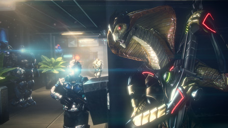 anthro apode armor bloom female gun legless lens_flare lights machine open_mouth ranged_weapon scales serpentine snake_hood weapon dragon-v0942 dystopia_(game) x-com draconcopode human mammal naga reptile robot scalie snake viper_(x-com) 16:9 2016 3d_(artwork) digital_media_(artwork) hi_res source_filmmaker_(artwork) widescreen