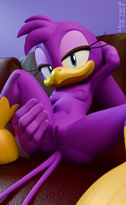anthro female furniture genitals hand_on_leg hand_on_thigh looking_at_viewer nipples nude on_sofa presenting presenting_vulva sofa solo spread_legs spreading vulva dargotdruid sega sonic_riders sonic_the_hedgehog_(series) wave_the_swallow avian bird hirundinid oscine passerine swallow_(bird) 3d_(artwork) blender_(artwork) digital_media_(artwork) hi_res