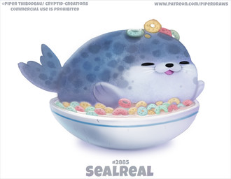 ambiguous_gender bowl cereal container eyes_closed feral food fur grey_body grey_fur humor milk open_mouth pun simple_background solo text visual_pun whiskers white_background piper_thibodeau froot_loops kellogg's aquatic mammal pinniped seal digital_media_(artwork) digital_painting_(artwork) english_text painting_(artwork) url
