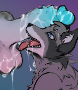after_oral anthro balls big_balls big_penis blue_eyes blue_penis bodily_fluids cum cum_on_balls cum_on_face cum_on_penis cum_on_tongue duo genital_fluids genitals huge_balls huge_penis male male/male oral penile_spines penis penis_on_face pupils slit_pupils sloppy sloppy_blowjob tongue white_penis 3meyka rivets_(rivetstheblue) zephyr_(rivetstheblue) felid hybrid leopard mammal pantherine procyonid raccoon hi_res