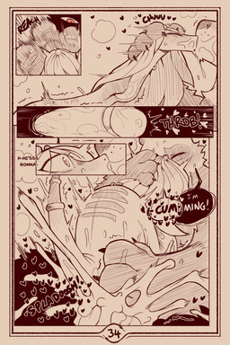 anthro anthro_on_feral anthro_penetrating anthro_penetrating_feral bestiality biped bodily_fluids border brown_border cloacal cloacal_penetration cum cum_in_cloaca cum_inflation cum_inside dialogue duo erection exclamation_point extreme_penetration eyes_closed female female_penetrated feral feral_penetrated fur genital_fluids genitals heart_eyes heart_symbol humanoid_genitalia humanoid_penis inflation kiss_on_lips kissing male male/female male_penetrating male_penetrating_female orgasm penetration penile penile_penetration penis saliva serpentine sex size_difference smaller_penetrated sound_effects speech_bubble text throbbing throbbing_penis vaginal vaginal_penetration cold-blooded-twilight dreamworks kung_fu_panda master_po_ping master_viper bear giant_panda mammal reptile scalie snake 2025 2:3 comic english_text hi_res monochrome sepia