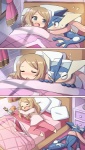 ambiguous_gender amphibian blue_eyes blush brown_hair eyes_closed female fletchling frog greninja hair human long_tongue mammal nintendo pokémon red_eyes serena sleeping tongue video_games
Rating: Safe
Score: 11
User: Juni221
Date: April 12, 2014