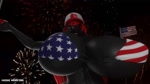 american_flag american_flag_bikini anthro big_breasts bikini black_body black_fur bouncing_breasts breasts clothing dancing female fireworks flag_bikini fur hair holidays huge_breasts hyper hyper_breasts nationalism red_hair solo swimwear two-piece_swimsuit united_states_of_america wide_hips kasdaq 4th_of_july nintendo pokemon zoroark_(bom39) generation_5_pokemon pokemon_(species) zoroark 16:9 2024 3d_(artwork) 3d_animation animated blender_(artwork) digital_media_(artwork) hi_res loop no_sound short_playtime webm widescreen