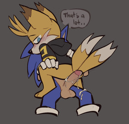 2_tails 5_fingers after_sex anthro anthro_on_anthro barefoot black_clothing black_eyebrows black_hoodie black_nose black_text black_topwear blue_body blue_eyes blue_fur blush blush_lines bodily_fluids bottomless bottomless_anthro bottomless_male brown_body brown_ear_tips brown_ears brown_fur butt clothed clothed_anthro clothed_male clothing cum cum_on_leg cum_on_own_leg cum_on_own_penis cum_on_penis cum_on_self cum_string dipstick_ears dipstick_tail duo ear_markings erection eyebrows feet fingers fur genital_fluids genitals glans gloves grey_background handwear hood hoodie interspecies looking_back looking_down male male/male male_anthro markings mostly_nude mostly_nude_anthro mostly_nude_male multi_tail multicolored_body multicolored_ears multicolored_fur multicolored_penis orange_body orange_ears orange_fur orange_tail penis pink_glans pink_penis short_sleeves shota simple_background snout tail tail_markings tan_body tan_fur tan_penis text topwear two_tone_ears two_tone_hoodie two_tone_penis two_tone_tail white_body white_clothing white_fur white_gloves white_handwear white_tail white_tail_tip yellow_clothing yellow_hoodie yellow_topwear young young_anthro young_male duncanscocc netflix sega sonic_prime sonic_the_hedgehog_(series) sonic_the_hedgehog tails_nine canid canine eulipotyphlan fox hedgehog mammal 2025 english_text hi_res