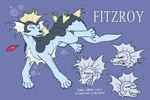 ambiguous_gender bubble expressions feral solo teeth bookabashka nintendo pokemon fan_character fitzroy_(bookabashka) eeveelution generation_1_pokemon pokemon_(species) vaporeon 3:2 model_sheet