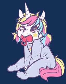 ambiguous_gender anthro clothing fur hair looking_at_viewer onesie pacifier simple_background sitting solo transparent_background young young_anthro monsterbunny 2016 alpha_channel archived_source digital_drawing_(artwork) digital_media_(artwork)