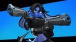 action_pose anthro black_body black_eyes black_fur black_hair blue_body blue_fur clothed clothed_anthro clothed_female clothing dual_wielding female female_anthro fin fur gun hair handgun holding_gun holding_handgun holding_object holding_ranged_weapon holding_weapon looking_at_viewer mouth_scar multicolored_body multicolored_fur pose posed ranged_weapon revolver scar simple_background smug smug_expression smug_face smug_grin solo tail tail_fin two_tone_body two_tone_fur weapon conditional_dnp domibun warfare_machine domi_(domibun) warfare_domi hybrid lagomorph leporid mammal rabbit 16:9 2024 3d_(artwork) 4k absurd_res digital_media_(artwork) hi_res source_filmmaker_(artwork) widescreen