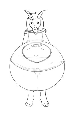 anthro belly big_belly bodily_fluids clothing horn huge_belly hyper hyper_belly hyper_pregnancy inflation long_ears male navel overweight overweight_anthro overweight_male pregnant pregnant_anthro pregnant_male simple_background solo sweat tight_clothing tuft white_background wastedtime undertale undertale_(series) asriel_dreemurr_(god_form) boss_monster_(undertale) bovid caprine mammal 2017 absurd_res animated archived_source hi_res