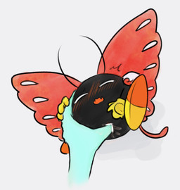 ambiguous_gender antennae_(anatomy) anthro biped black_body blush blush_lines bodily_fluids censor_bar censored_genitalia censored_vulva clothing cute_fangs disembodied_hand duo emanata empty_eyes fangs female fingering fingering_partner flash_emanata footwear fur genital_fluids gloves hand_holding handwear ineffective_censorship insect_wings leaking lepidopteran_wings looking_pleasured lying mostly_offscreen_character on_back open_mouth orange_wings pussy_juice_leaking raised_leg sex simple_background size_difference teal_body teal_fur teeth vaginal vaginal_fingering vaginal_fluids white_background white_eyes wings ne_(pixiv) kirby_(series) kirby_and_the_forgotten_land nintendo fecto_elfilis morpho_knight alien arthropod butterfly chinchilla chinchillid insect lepidopteran mammal rodent starling_(kirby) waddling_head 2023 censored digital_drawing_(artwork) digital_media_(artwork)