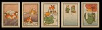 ambiguous_gender anthro asian_clothing bathing chibi clothing duo east_asian_clothing eating food hot_spring japanese_clothing noodles nude onsen scarf snow towel umbrella water yukata thejedhenry canid canine domestic_cat felid feline felis fox mammal 2022 absurd_res hi_res traditional_media_(artwork)