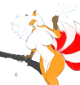 anthro breasts canine female fox gun hair kinne long_hair looking_at_viewer lucky mammal multiple_tails nude patriotism pinup politics pose ranged_weapon shotgun smile solo sparkler standing united_states_of_america weapon wind
Rating: Questionable
Score: 3
User: Kinne
Date: August 05, 2014 anthro breasts canine female fox gun hair kinne long_hair looking_at_viewer lucky mammal multiple_tails nude patriotism pinup politics pose ranged_weapon shotgun smile solo sparkler standing united_states_of_america weapon wind
Rating: Questionable
Score: 3
User: Kinne
Date: August 05, 2014